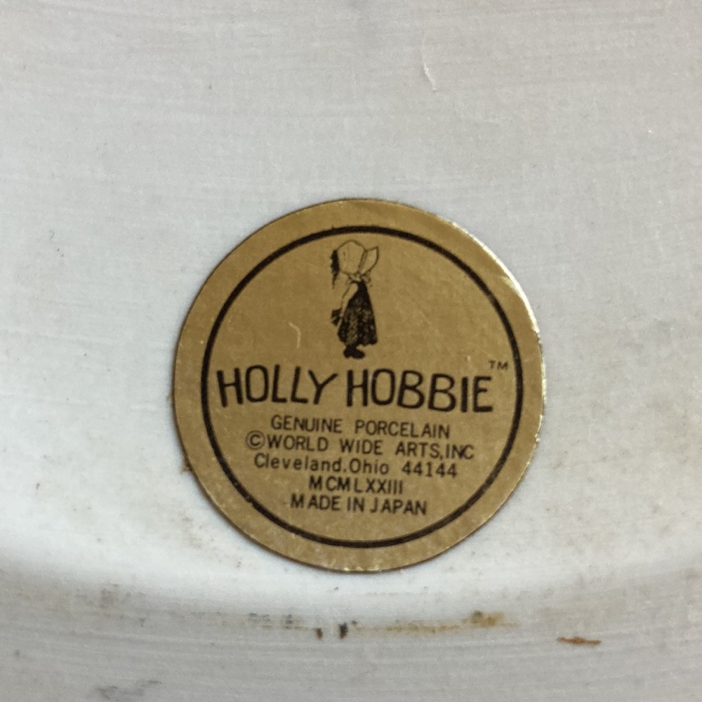 Holly hobbie genuine porcelana oval wall decoration - Picture 3 of 3